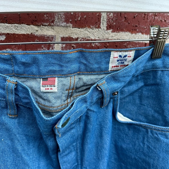 Left field white cone denim 70s jeans 36x36 - Picture 2 of 8